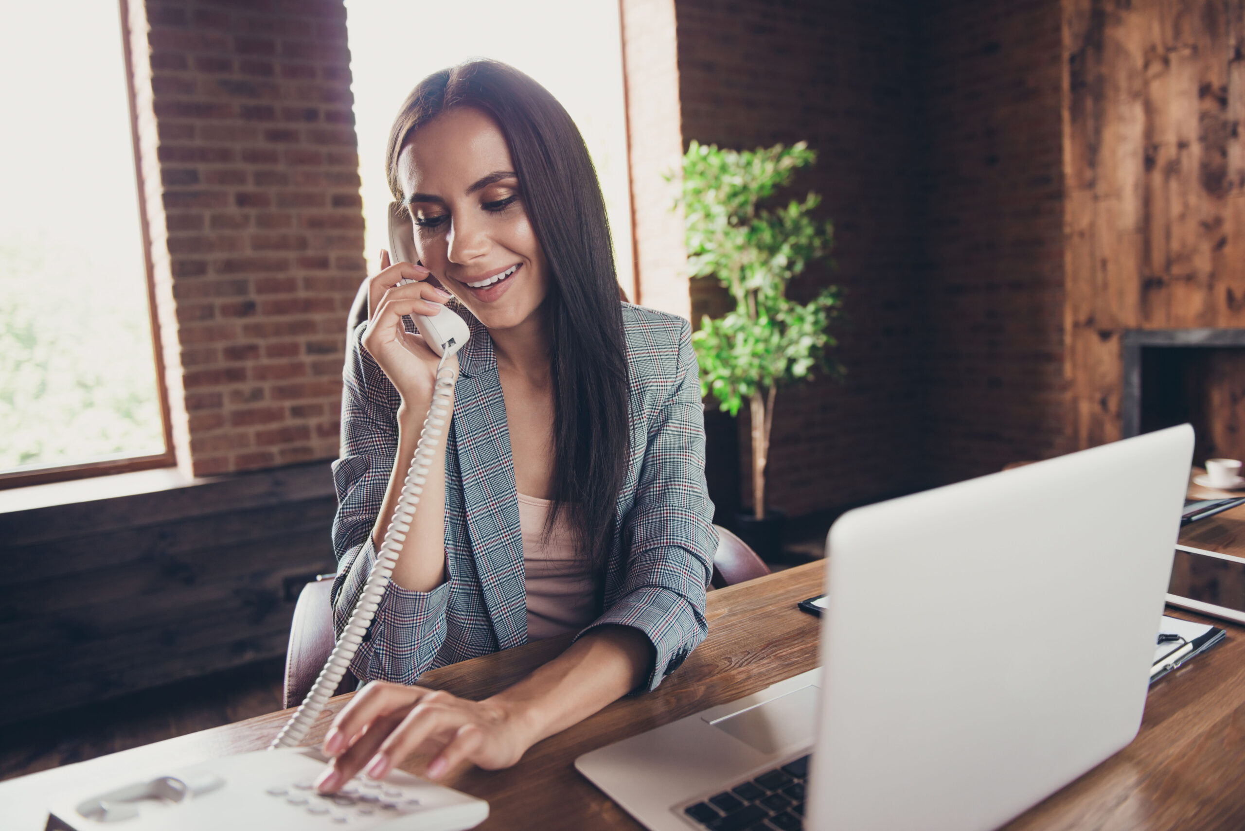 Using home phone service